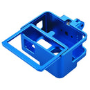 PULUZ Housing Shell CNC Aluminum Alloy Protective Cage with Insurance Frame for GoPro HERO(2018) /7 Black /6 /5(Blue)