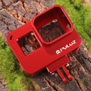 PULUZ Housing Shell CNC Aluminum Alloy Protective Cage with Insurance Frame for GoPro HERO(2018) /7 Black /6 /5(Red)