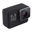 PULUZ Silicone Protective Case with Lens Cover for GoPro HERO7 Black /7 White / 7 Silver /6 /5(Black)