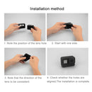 PULUZ Silicone Protective Case with Lens Cover for GoPro HERO7 Black /7 White / 7 Silver /6 /5(Black)
