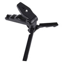 PULUZ Grip Folding Tripod Mount with Adapter & Screws for GoPro HERO10 Black / HERO9 Black / HERO8 Black / HERO7 /6 /5 /5 Session /4 Session /4 /3+ /3 /2 /1, Xiaoyi and Other Action Cameras, Load Max: 2kg(Black)