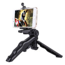 PULUZ Grip Folding Tripod Mount with Adapter & Screws for GoPro HERO10 Black / HERO9 Black / HERO8 Black / HERO7 /6 /5 /5 Session /4 Session /4 /3+ /3 /2 /1, Xiaoyi and Other Action Cameras, Load Max: 2kg(Black)