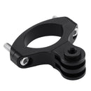 PULUZ Bike Handlebar Adapter Aluminum Mount for GoPro HERO10 Black / HERO9 Black / HERO8 Black /7 /6 /5 /5 Session /4 Session /4 /3+ /3 /2 /1, DJI Osmo Action, Xiaoyi and Other Action Cameras(Black)
