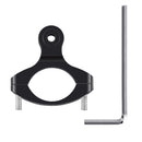 PULUZ Bike Handlebar Adapter Aluminum Mount for GoPro HERO10 Black / HERO9 Black / HERO8 Black /7 /6 /5 /5 Session /4 Session /4 /3+ /3 /2 /1, DJI Osmo Action, Xiaoyi and Other Action Cameras(Black)