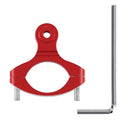 PULUZ Bike Handlebar Adapter Aluminum Mount for GoPro HERO10 Black / HERO9 Black / HERO8 Black /7 /6 /5 /5 Session /4 Session /4 /3+ /3 /2 /1, DJI Osmo Action, Xiaoyi and Other Action Cameras(Red)