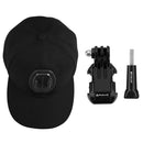 PULUZ Baseball Hat with J-Hook Buckle Mount & Screw for GoPro HERO10 Black /9 Black / HERO8 Black /7 /6 /5, DJI OSMO Action, Xiaoyi and Other Action Cameras(Black)