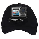 PULUZ Baseball Hat with J-Hook Buckle Mount & Screw for GoPro HERO10 Black /9 Black / HERO8 Black /7 /6 /5, DJI OSMO Action, Xiaoyi and Other Action Cameras(Black)