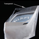 10 PCS PULUZ 33cm x 23.5cm Hang Hole Clear Front White Pearl Jewelry Zip Lock Packaging Bag(Size: XL)