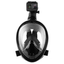 PULUZ 260mm Tube Water Sports Diving Equipment Full Dry Snorkel Mask for GoPro Hero11 Black / HERO10 Black / HERO9 Black /HERO8 / HERO7 /6 /5 /5 Session /4 Session /4 /3+ /3 /2 /1, Insta360 ONE R, DJI Osmo Action and Other Action Cameras, S/M Size(Black)