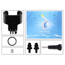 PULUZ 260mm Tube Water Sports Diving Equipment Full Dry Snorkel Mask for GoPro Hero11 Black / HERO10 Black / HERO9 Black /HERO8 / HERO7 /6 /5 /5 Session /4 Session /4 /3+ /3 /2 /1, Insta360 ONE R, DJI Osmo Action and Other Action Cameras, S/M Size(Black)