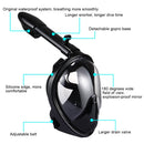 PULUZ 260mm Tube Water Sports Diving Equipment Full Dry Snorkel Mask for GoPro Hero11 Black / HERO10 Black / HERO9 Black /HERO8 / HERO7 /6 /5 /5 Session /4 Session /4 /3+ /3 /2 /1, Insta360 ONE R, DJI Osmo Action and Other Action Cameras, S/M Size(Black)