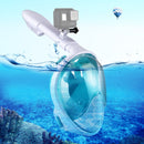 PULUZ 260mm Tube Water Sports Diving Equipment Full Dry Snorkel Mask for GoPro Hero11 Black / HERO10 Black / HERO9 Black /HERO8 / HERO7 /6 /5 /5 Session /4 Session /4 /3+ /3 /2 /1, Insta360 ONE R, DJI Osmo Action and Other Action Cameras, S/M Size(Green)