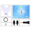 PULUZ 260mm Tube Water Sports Diving Equipment Full Dry Snorkel Mask for GoPro Hero11 Black / HERO10 Black / HERO9 Black /HERO8 / HERO7 /6 /5 /5 Session /4 Session /4 /3+ /3 /2 /1, Insta360 ONE R, DJI Osmo Action and Other Action Cameras, S/M Size(Green)