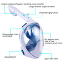 PULUZ 260mm Tube Water Sports Diving Equipment Full Dry Snorkel Mask for GoPro Hero11 Black / HERO10 Black / HERO9 Black /HERO8 / HERO7 /6 /5 /5 Session /4 Session /4 /3+ /3 /2 /1, Insta360 ONE R, DJI Osmo Action and Other Action Cameras, S/M Size(Blue)