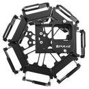 PULUZ 8 in 1 All View Panorama Frame CNC Aluminum Alloy Protective Cage with Screw for GoPro HERO7 /6 /5(Black)