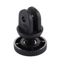 PULUZ Mini Size 1/4 inch Screw Tripod Mount Adapter for for GoPro HERO10 Black / HERO9 Black / HERO8 Black /7 /6 /5 /5 Session /4 Session /4 /3+ /3 /2 /1, DJI Osmo Action, Xiaoyi and Other Action Cameras, 3.9mm Diameter Screw Hole, 2.2cm Diameter