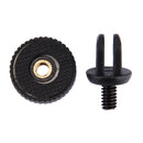 PULUZ 1/4 inch Screw Tripod Mount Adapter for GoPro HERO10 Black / HERO9 Black / HERO8 Black /7 /6 /5 /5 Session /4 Session /4 /3+ /3 /2 /1, DJI Osmo Action, Xiaoyi and Other Action Cameras 5mm Diameter Screw Hole, 3.3cm Diameter