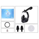 PULUZ 220mm Tube Water Sports Diving Equipment Full Dry Snorkel Mask for GoPro Hero11 Black / HERO10 Black / HERO9 Black /HERO8 / HERO7 /6 /5 /5 Session /4 Session /4 /3+ /3 /2 /1, Insta360 ONE R, DJI Osmo Action and Other Action Cameras, S/M Size(Black)