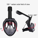 PULUZ 220mm Tube Water Sports Diving Equipment Full Dry Snorkel Mask for GoPro Hero11 Black / HERO10 Black / HERO9 Black /HERO8 / HERO7 /6 /5 /5 Session /4 Session /4 /3+ /3 /2 /1, Insta360 ONE R, DJI Osmo Action and Other Action Cameras, S/M Size(Black)
