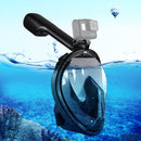 PULUZ 220mm Tube Water Sports Diving Equipment Full Dry Snorkel Mask for GoPro Hero11 Black / HERO10 Black / HERO9 Black /HERO8 / HERO7 /6 /5 /5 Session /4 Session /4 /3+ /3 /2 /1, Insta360 ONE R, DJI Osmo Action and Other Action Cameras, L/XL Size(Black)