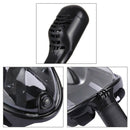 PULUZ 220mm Tube Water Sports Diving Equipment Full Dry Snorkel Mask for GoPro Hero11 Black / HERO10 Black / HERO9 Black /HERO8 / HERO7 /6 /5 /5 Session /4 Session /4 /3+ /3 /2 /1, Insta360 ONE R, DJI Osmo Action and Other Action Cameras, L/XL Size(Black)