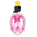 PULUZ 220mm Tube Water Sports Diving Equipment Full Dry Snorkel Mask for GoPro Hero11 Black / HERO10 Black / HERO9 Black /HERO8 / HERO7 /6 /5 /5 Session /4 Session /4 /3+ /3 /2 /1, Insta360 ONE R, DJI Osmo Action and Other Action Cameras, L/XL Size(Pink)
