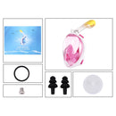PULUZ 220mm Tube Water Sports Diving Equipment Full Dry Snorkel Mask for GoPro Hero11 Black / HERO10 Black / HERO9 Black /HERO8 / HERO7 /6 /5 /5 Session /4 Session /4 /3+ /3 /2 /1, Insta360 ONE R, DJI Osmo Action and Other Action Cameras, L/XL Size(Pink)