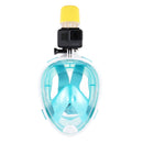 PULUZ 220mm Tube Water Sports Diving Equipment Full Dry Snorkel Mask for GoPro Hero11 Black / HERO10 Black / HERO9 Black /HERO8 / HERO7 /6 /5 /5 Session /4 Session /4 /3+ /3 /2 /1, Insta360 ONE R, DJI Osmo Action and Other Action Cameras, L/XL Size(Green)