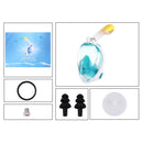 PULUZ 220mm Tube Water Sports Diving Equipment Full Dry Snorkel Mask for GoPro Hero11 Black / HERO10 Black / HERO9 Black /HERO8 / HERO7 /6 /5 /5 Session /4 Session /4 /3+ /3 /2 /1, Insta360 ONE R, DJI Osmo Action and Other Action Cameras, L/XL Size(Green)