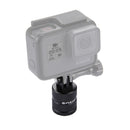 PULUZ 1/4 Inch Screw Hole Tripod Mount CNC Adapter for GoPro HERO10 Black / HERO9 Black / HERO8 Black /7 /6 /5 /5 Session /4 Session /4 /3+ /3 /2 /1, DJI Osmo Action, Xiaoyi and Other Action Cameras