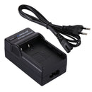 PULUZ EU Plug Battery Charger with Cable for Nikon EN-EL3 / EN-EL3e, FUJI FNP150 Battery