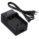 PULUZ EU Plug Battery Charger with Cable for Nikon EN-EL19 Battery