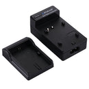 PULUZ EU Plug Battery Charger with Cable for Canon LP-E6 Battery