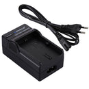 PULUZ EU Plug Battery Charger with Cable for Canon LP-E6 Battery