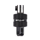 PULUZ 360 Degree Rotation CNC Swivel Pivot Extension Arm Tripod Mount for GoPro HERO10 Black / HERO9 Black / HERO8 Black /7 /6 /5 /5 Session /4 Session /4 /3+ /3 /2 /1, DJI Osmo Action, Xiaoyi and Other Action Cameras