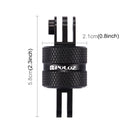 PULUZ 360 Degree Rotation CNC Swivel Pivot Extension Arm Tripod Mount for GoPro HERO10 Black / HERO9 Black / HERO8 Black /7 /6 /5 /5 Session /4 Session /4 /3+ /3 /2 /1, DJI Osmo Action, Xiaoyi and Other Action Cameras