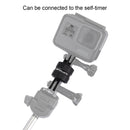PULUZ 360 Degree Rotation CNC Swivel Pivot Extension Arm Tripod Mount for GoPro HERO10 Black / HERO9 Black / HERO8 Black /7 /6 /5 /5 Session /4 Session /4 /3+ /3 /2 /1, DJI Osmo Action, Xiaoyi and Other Action Cameras