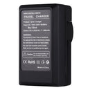 PULUZ EU Plug Battery Charger with Cable for Canon NB-4L / NB-8L Battery