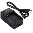 PULUZ EU Plug Battery Charger with Cable for Canon NB-4L / NB-8L Battery