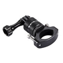 PULUZ 360 Degree Rotation Bike Aluminum Handlebar Adapter Mount with Screw for GoPro HERO10 Black / HERO9 Black / HERO8 Black /7 /6 /5 /5 Session /4 Session /4 /3+ /3 /2 /1, DJI Osmo Action, Xiaoyi and Other Action Cameras(Black)