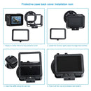PULUZ Housing Shell CNC Aluminum Alloy Protective Cage with Insurance Frame & 52mm UV Lens for GoPro HERO7 Black /6 /5(Black)
