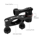 PULUZ 360 Degree Rotation Bike Aluminum Handlebar Adapter Mount with Screw for GoPro HERO10 Black / HERO9 Black / HERO8 Black /7 /6 /5 /5 Session /4 Session /4 /3+ /3 /2 /1, DJI Osmo Action, Xiaoyi and Other Action Cameras(Black)