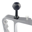 PULUZ 1/4 inch Screw Aluminum Ball Adapter Mount for GoPro HERO10 Black / HERO9 Black / HERO8 Black /7 /6 /5 /5 Session /4 Session /4 /3+ /3 /2 /1, DJI Osmo Action, Xiaoyi and Other Action Cameras, Diameter: 2.5cm(Black)
