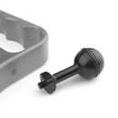 PULUZ 1/4 inch Screw Aluminum Ball Adapter Mount for GoPro HERO10 Black / HERO9 Black / HERO8 Black /7 /6 /5 /5 Session /4 Session /4 /3+ /3 /2 /1, DJI Osmo Action, Xiaoyi and Other Action Cameras, Diameter: 2.5cm(Black)