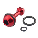 PULUZ 1/4 inch Screw Aluminum Ball Adapter Mount for GoPro HERO10 Black / HERO9 Black / HERO8 Black /7 /6 /5 /5 Session /4 Session /4 /3+ /3 /2 /1, DJI Osmo Action, Xiaoyi and Other Action Cameras, Diameter: 2.5cm(Red)