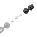 PULUZ CNC Aluminum Ball Head Adapter Mount for DJI Osmo Action, GoPro HERO9 /8 /7 /6 /5 /5 Session /4 Session /4 /3+ /3 /2 /1, Xiaoyi and Other Action Cameras, Diameter: 2.5cm(Black)