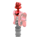 PULUZ CNC Aluminum Ball Head Adapter Mount for DJI Osmo Action, GoPro HERO9 /8 /7 /6 /5 /5 Session /4 Session /4 /3+ /3 /2 /1, Xiaoyi and Other Action Cameras, Diameter: 2.5cm(Red)