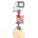 PULUZ CNC Aluminum Ball Head Adapter Mount for DJI Osmo Action, GoPro HERO9 /8 /7 /6 /5 /5 Session /4 Session /4 /3+ /3 /2 /1, Xiaoyi and Other Action Cameras, Diameter: 2.5cm(Red)