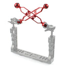 PULUZ 7.0 inch 17.7cm Aluminum Alloy Dual Balls Arm, Ball Diameter: 25mm(Red)
