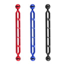 PULUZ 11.0 inch 27.9cm Aluminum Alloy Dual Balls Arm, Ball Diameter: 25mm(Red)